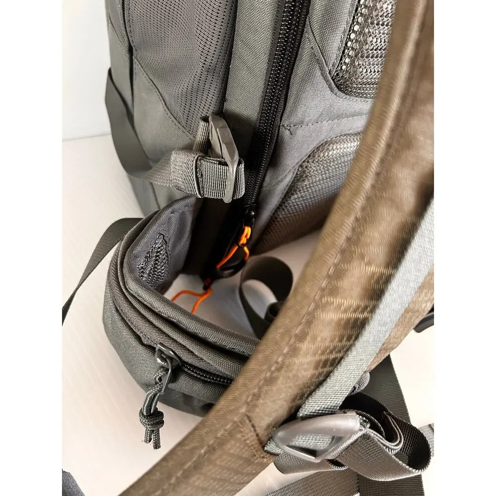Lowepro Flipside Trek BP 450 AW DSLR Camera Hiking Backpack Gray Green